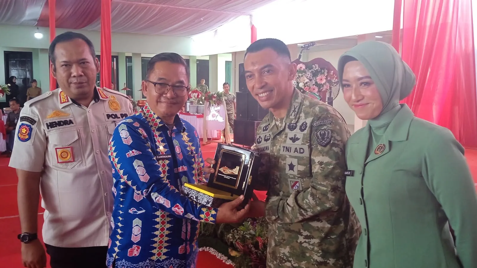 Dan Yonif TP 852/ABY Lakukan Pisah Sambut
