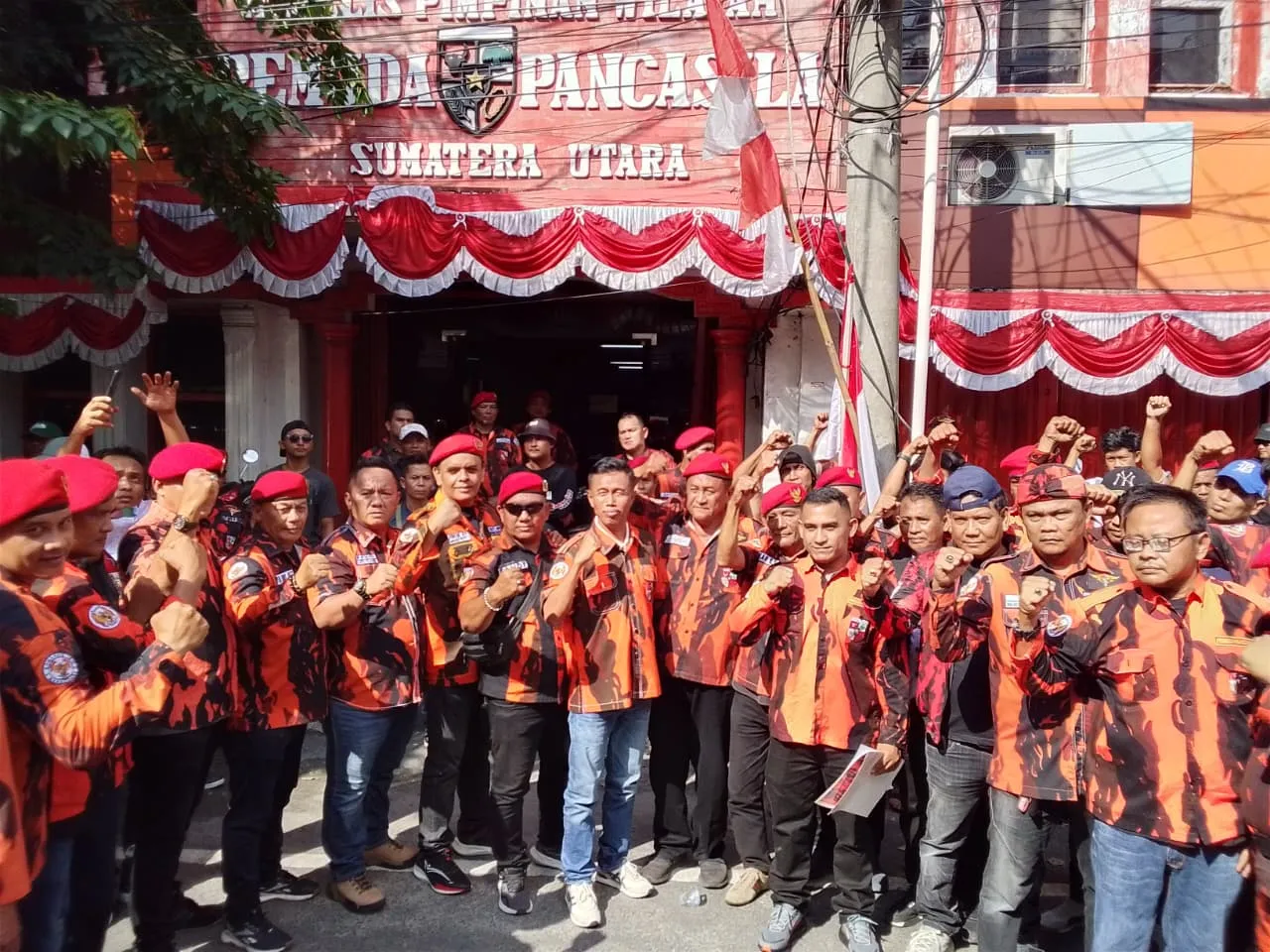 Supris Resmi Bergabung KOTI Sumut, Rombongan Binjai Merapat ke Pemuda Pancasila
