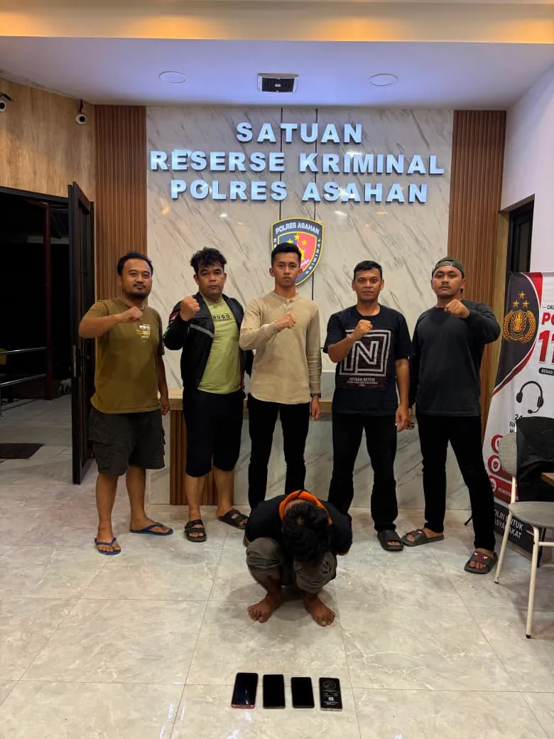 Bongkar Kasus Curat di Sei Kamah, Tim Jatanras Polres Asahan Ringkus Pelaku di Tanjungbalai