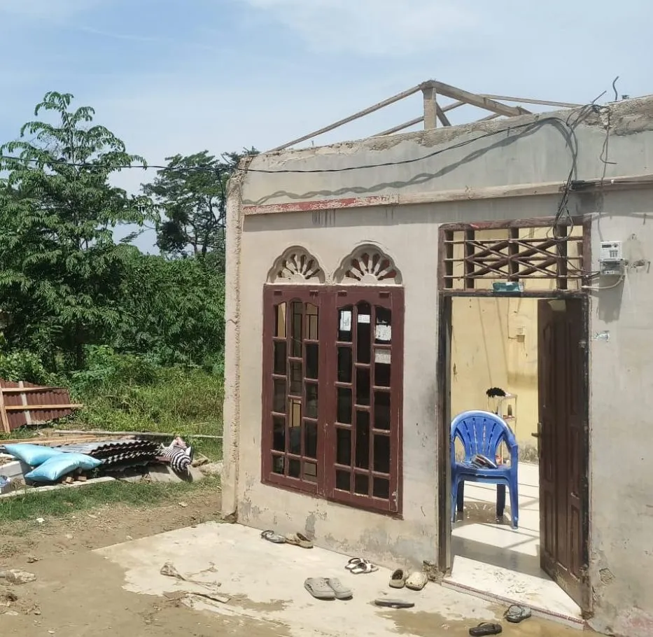Puluhan Rumah Warga Rusak Dihantam Badai di Aceh Tamiang