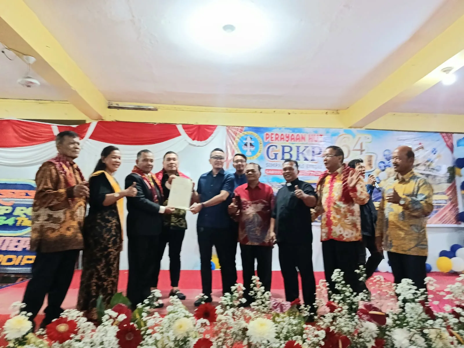 BPMR Gereja GBKP Simpang Awas Resmi Terima Sertifikat Tanah Dari BPN Kota Binjai