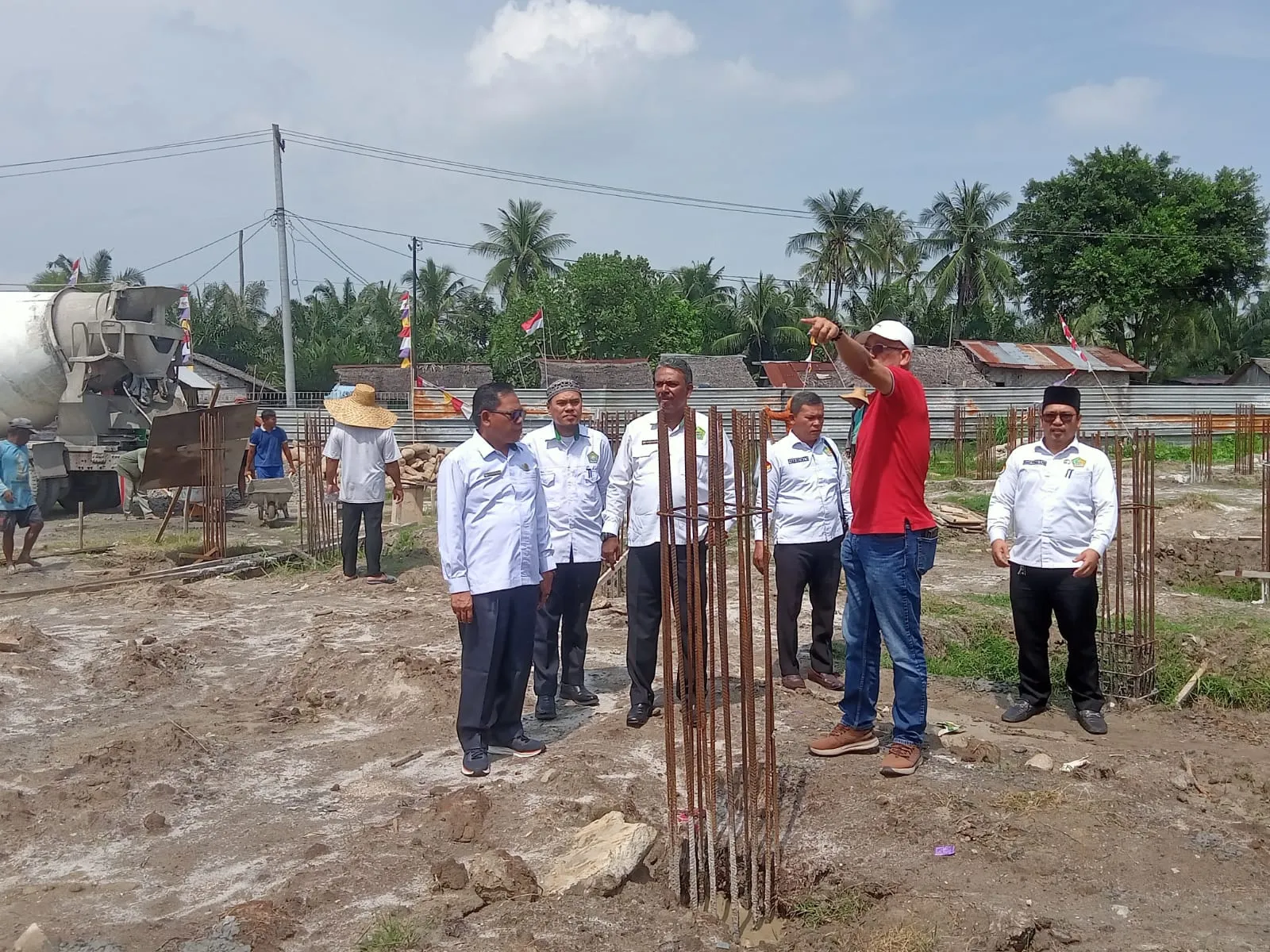 Kakan Kemenag Deliserdang Tinjau Pembangunan Perguruan Buddhis Purnama Pelita Harapan