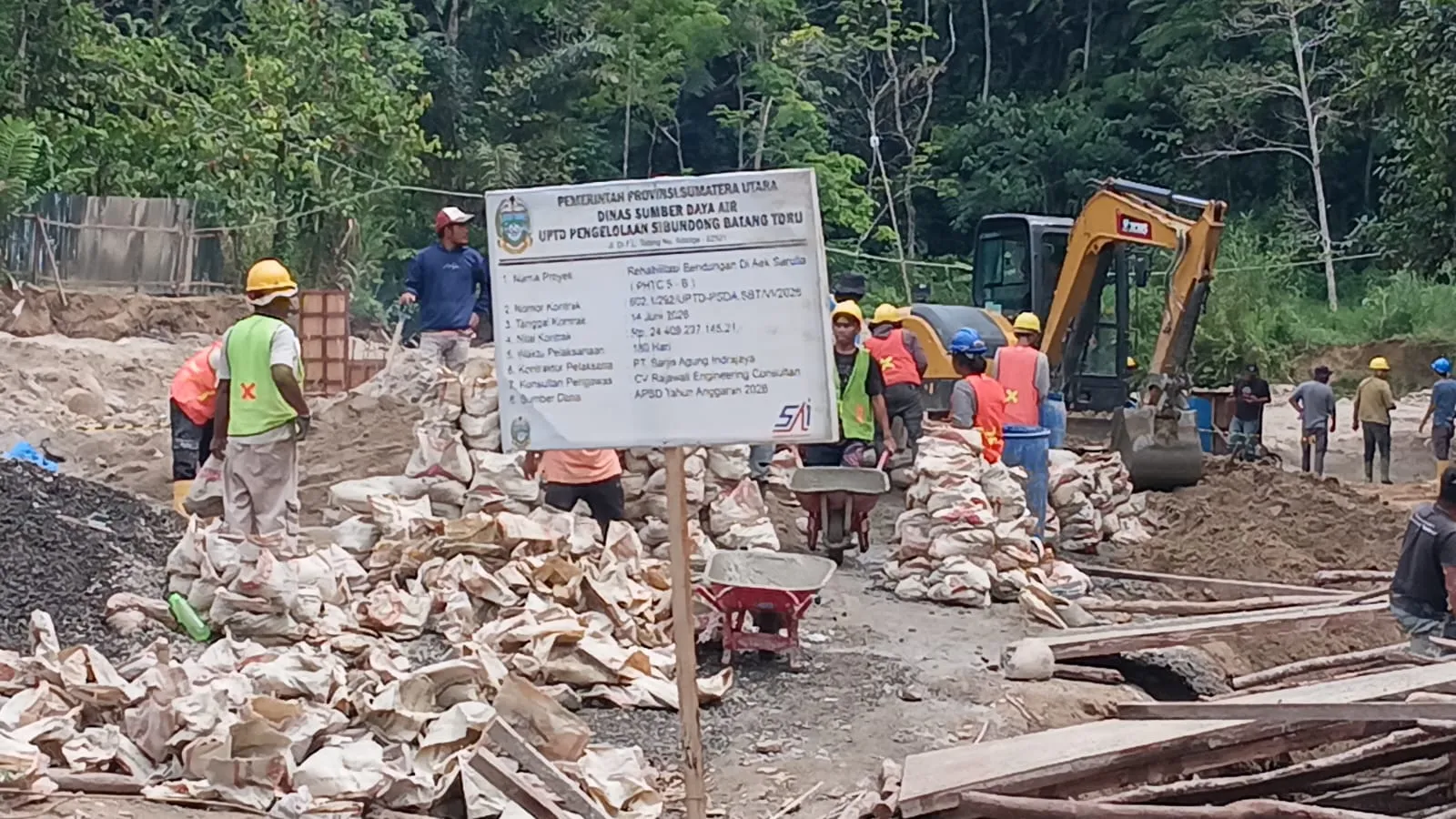 Proyek Bendungan Aek Sarulla Rp24,4 Miliar Disorot, Petani Khawatir Kekurangan Air