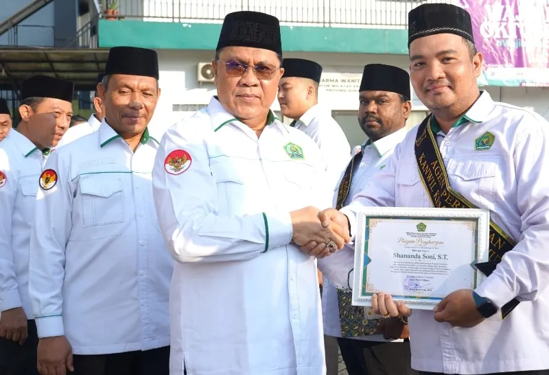 Kakanwil Kemenag Sumut Kukuhkan 5 Agen Perubahan, Bawa Misi Transformasi