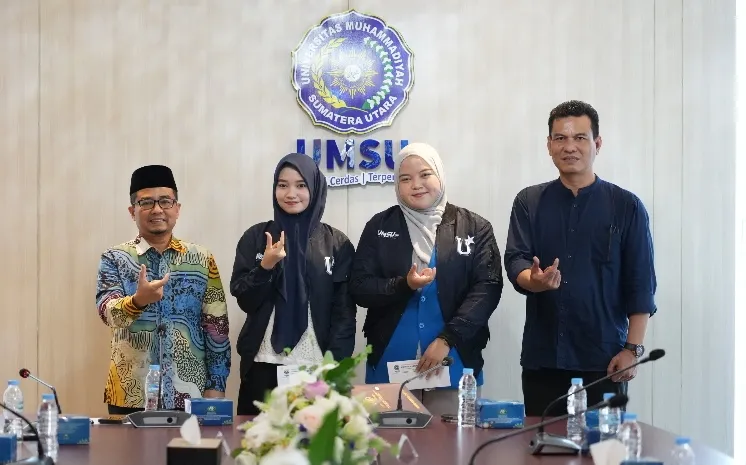 Rektor UMSU Lepas Dua Mahasiswa Ke Ajang Pilmapres Nasional 2026