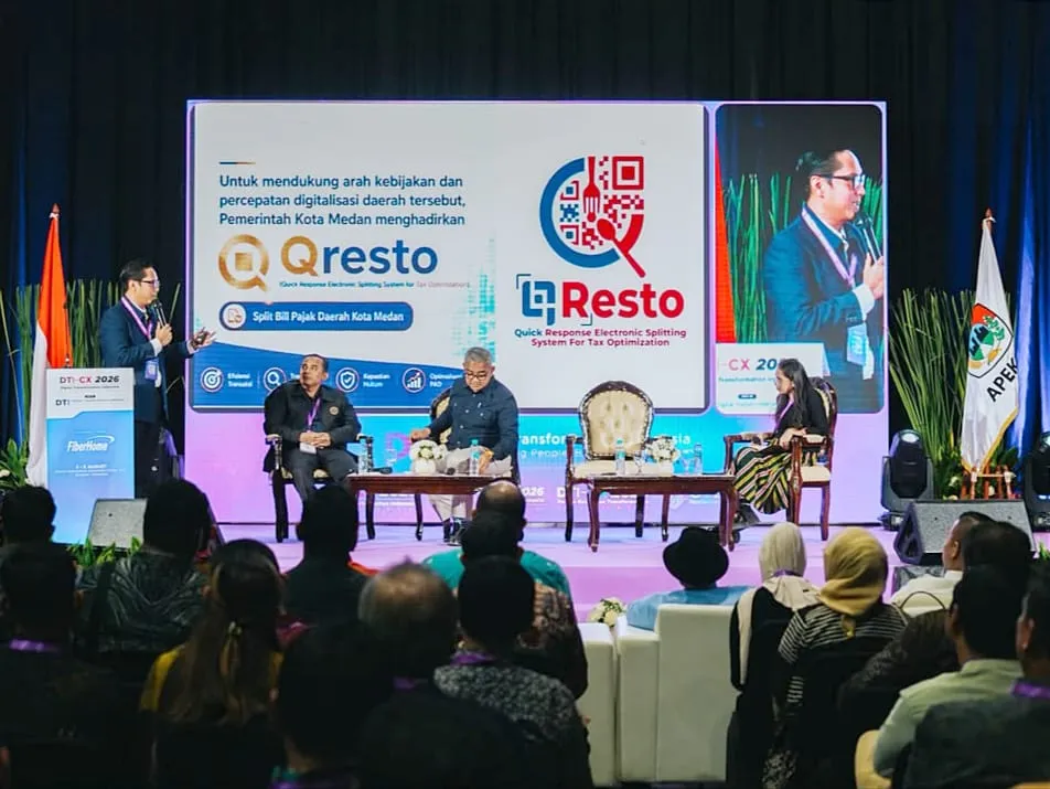 Wali Kota Medan Perkenalkan QRESTO, Inovasi Digital Split Bill Pajak Daerah Pertama di Indonesia pada APEKSI Leadership Dialogue 2026
