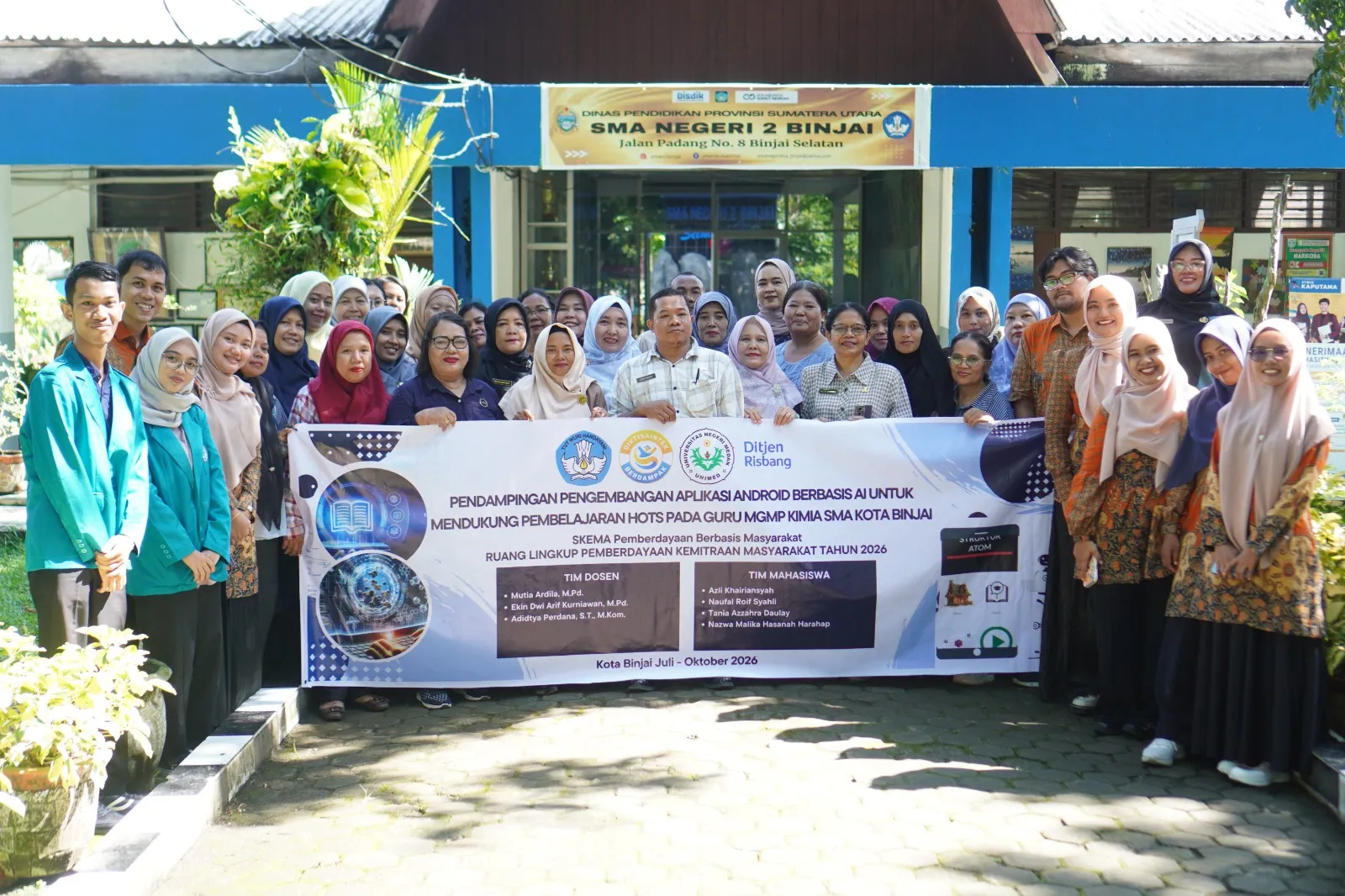 Tim PKM Unimed Tingkatkan Kompetensi Guru MGMP Kimia Kota Binjai