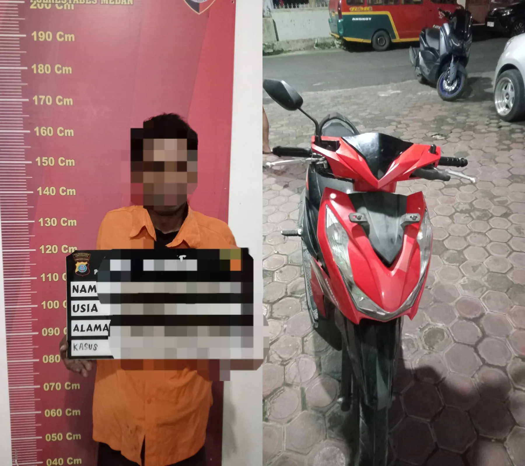 Polsek Medan Area Ringkus Residivis Curanmor