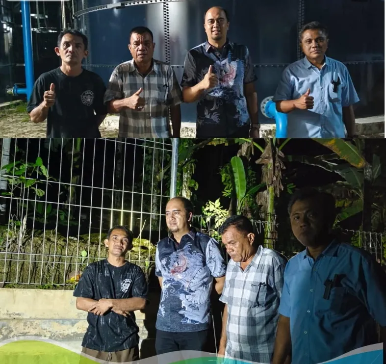 Dirut Tirtanadi Tinjau SPAM Holy, Pastikan Layanan Air Bersih di Nias Utara Berjalan Baik