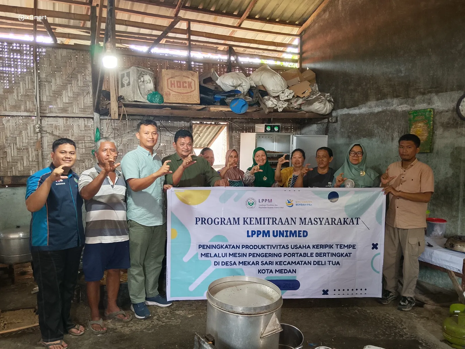 LPPM Unimed Latih UMKM Keripik Tempe Tingkatkan Kualitas Dan Produktivitas Usaha