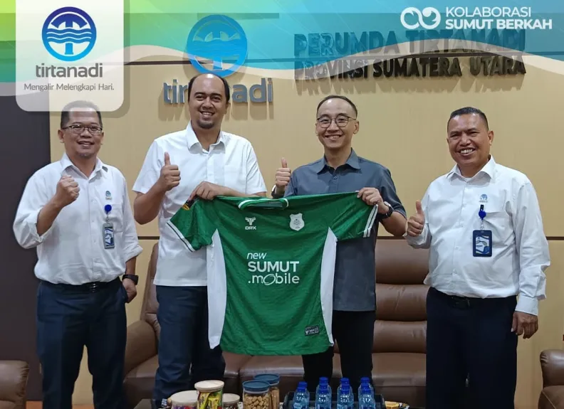 Dirut Perumda Tirtanadi Ardian Surbakti Terima Audiensi Presiden PSMS Medan, Dukung Menuju Liga 1