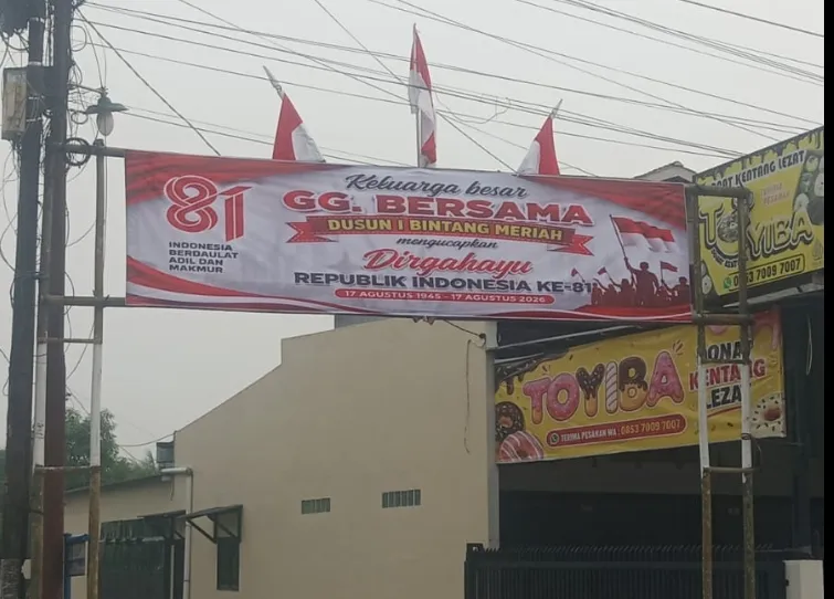 Warga Gang Bersama Batang Kuis Semarakkan HUT Ke-81 RI