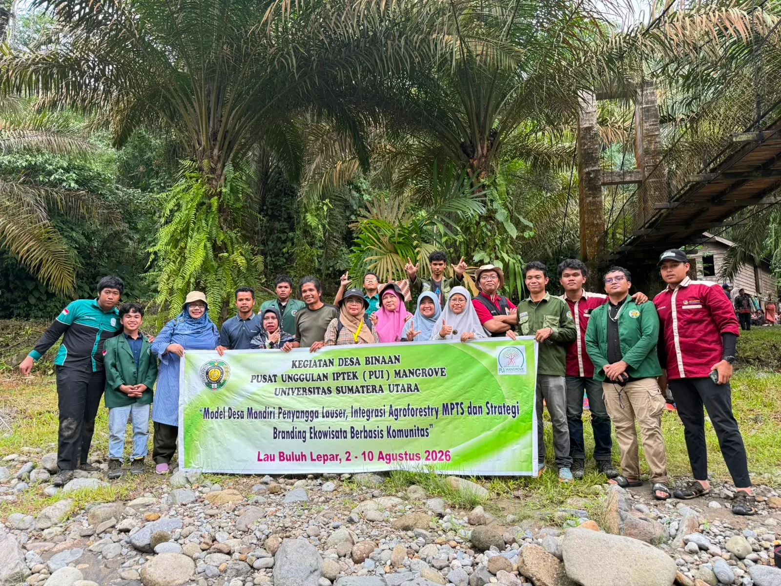 USU Launching Desa Ekowisata Di Lau Buluh Lepar, Integrasikan Agroforestry MPTS dan Potensi Wisata Berbasis Komunitas