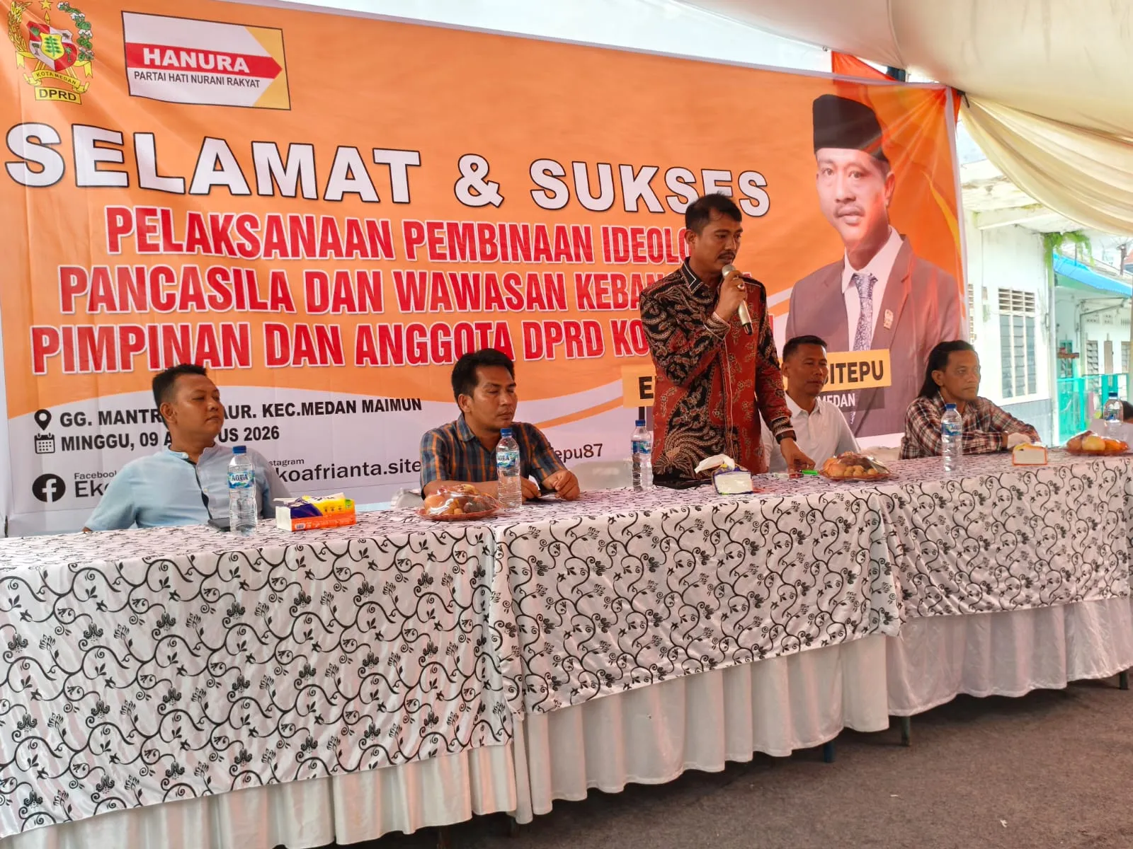 Eko Afrianta Sitepu Tekankan Persatuan Dan Pancasila dalam Kehidupan Bermasyarakat