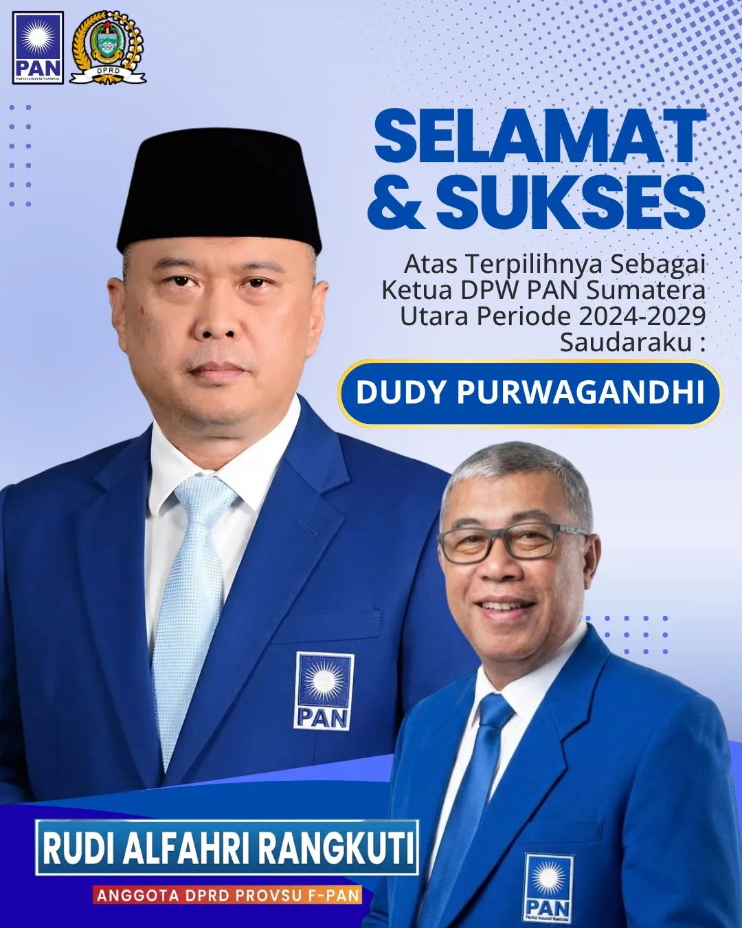 Rudi Alfahri: Dudy Purwagandhi Bawa Angin Segar Untuk PAN Sumut