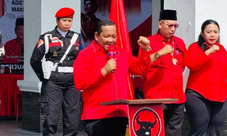 HUT Ke-81 RI, Rapidin Simbolon Ajak Kader PDI Perjuangan Perkuat Keberpihakan kepada Rakyat