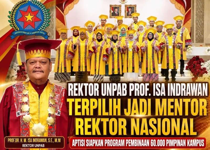 UNPAB Wisuda ke-76, Rektor Prof. Isa Indrawan Terpilih Jadi Mentor Rektor Nasional
