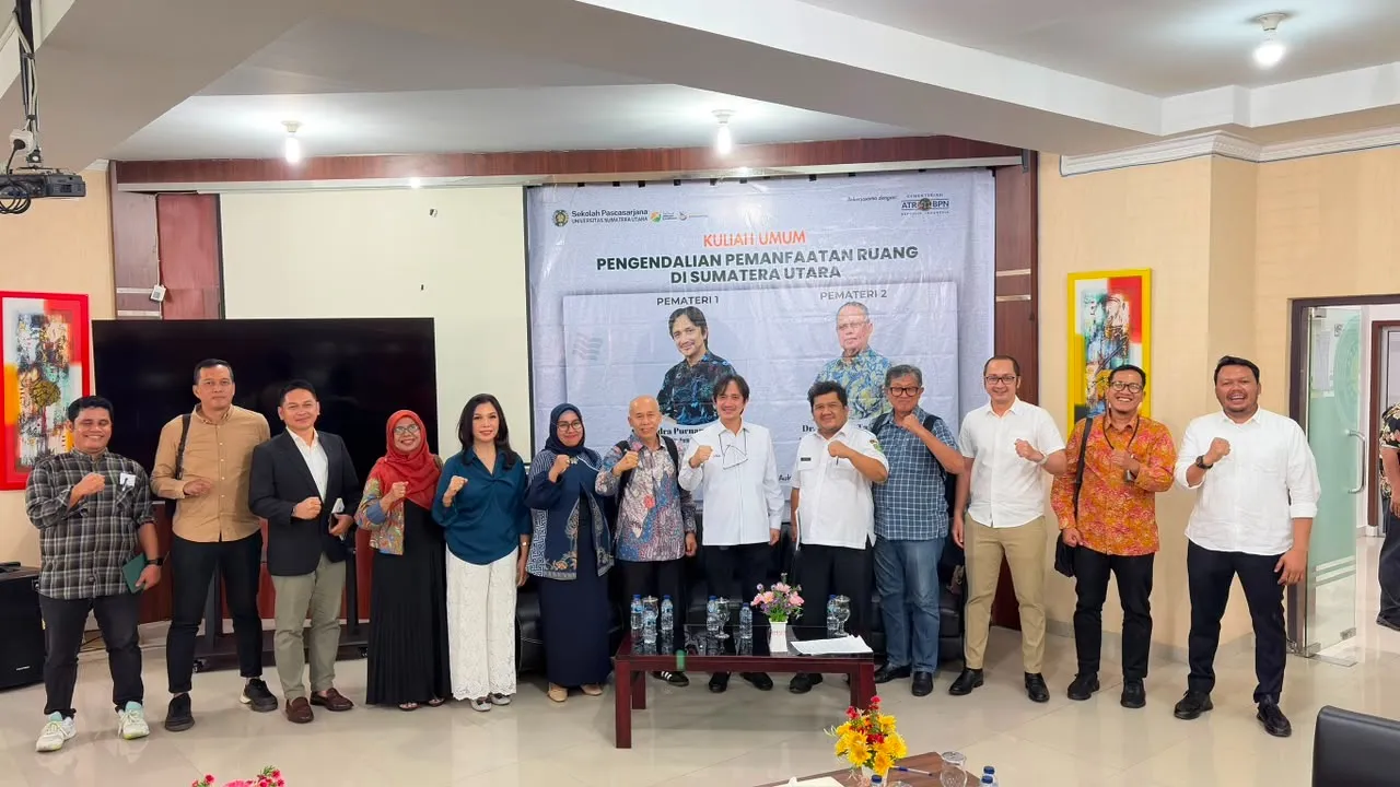 S3 PW Dan S2 PWD USU Bersama Kementerian ATR/BPN Bahas Pentingnya Konsistensi Pengendalian Pemanfaatan Ruang Yang Berkelanjutan