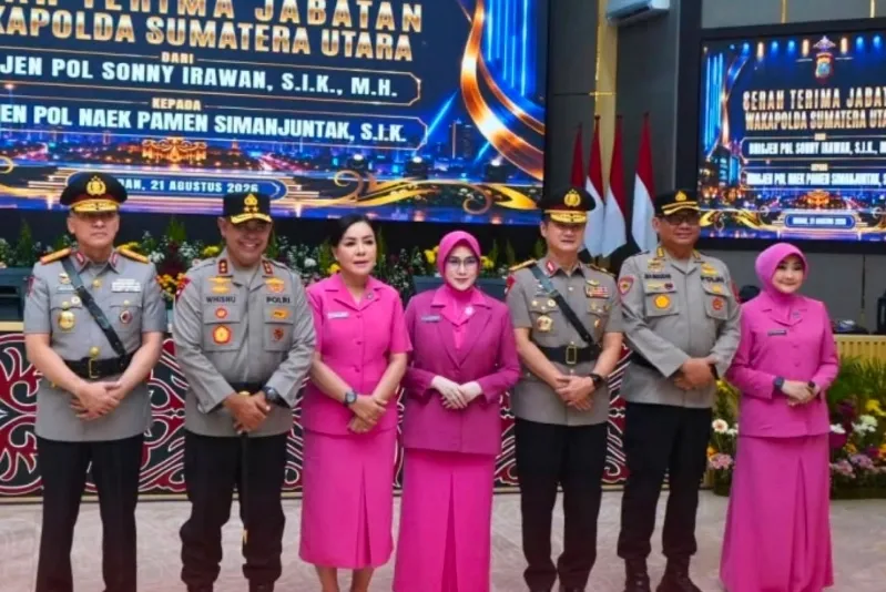Brigjen Naek Pamen Simanjuntak Resmi Jabat Wakapolda Sumut