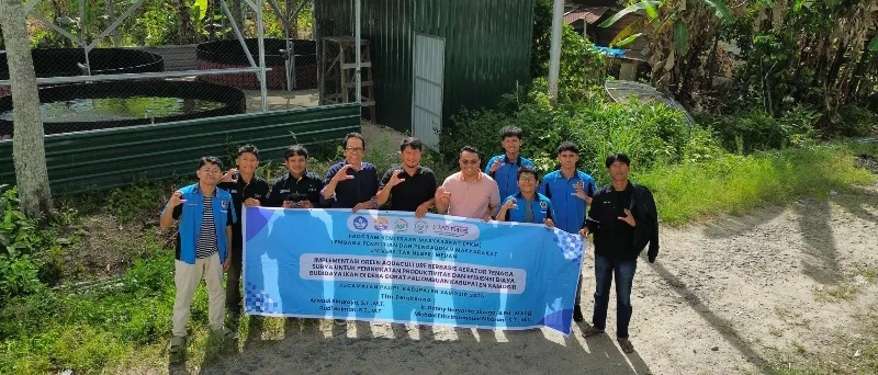 Tim LPPM Unimed Terapkan Green Aquaculture Berbasis Aerator Tenaga Surya