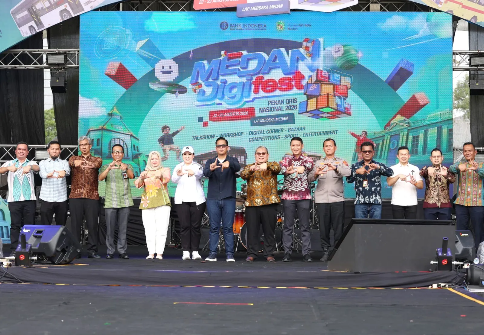 Wali Kota Medan Buka PQN Medan DigiFest 2026, QRESTO Jadi Andalan Digitalisasi Pajak Daerah