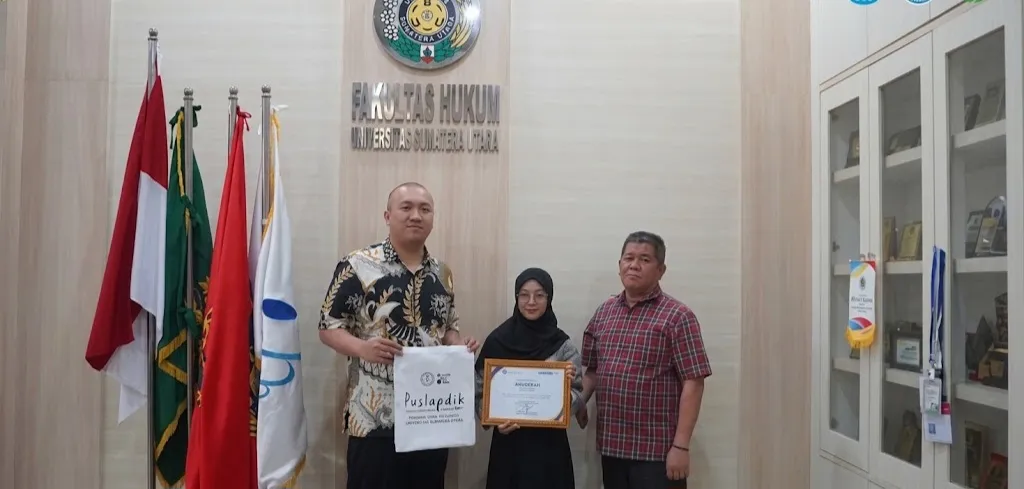 Mahasiswa FH USU Juara Kategori Mahasiswa Dalam Sayembara Menulis Kisah Inspiratif 2026 Kemendikdasmen
