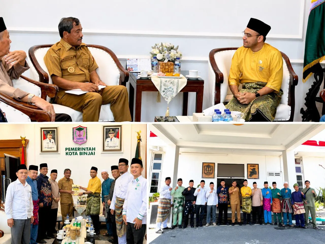 Amir Hamzah Dan Kesultanan Langkat Sepakat Perkuat Budaya Melayu di Kota Binjai