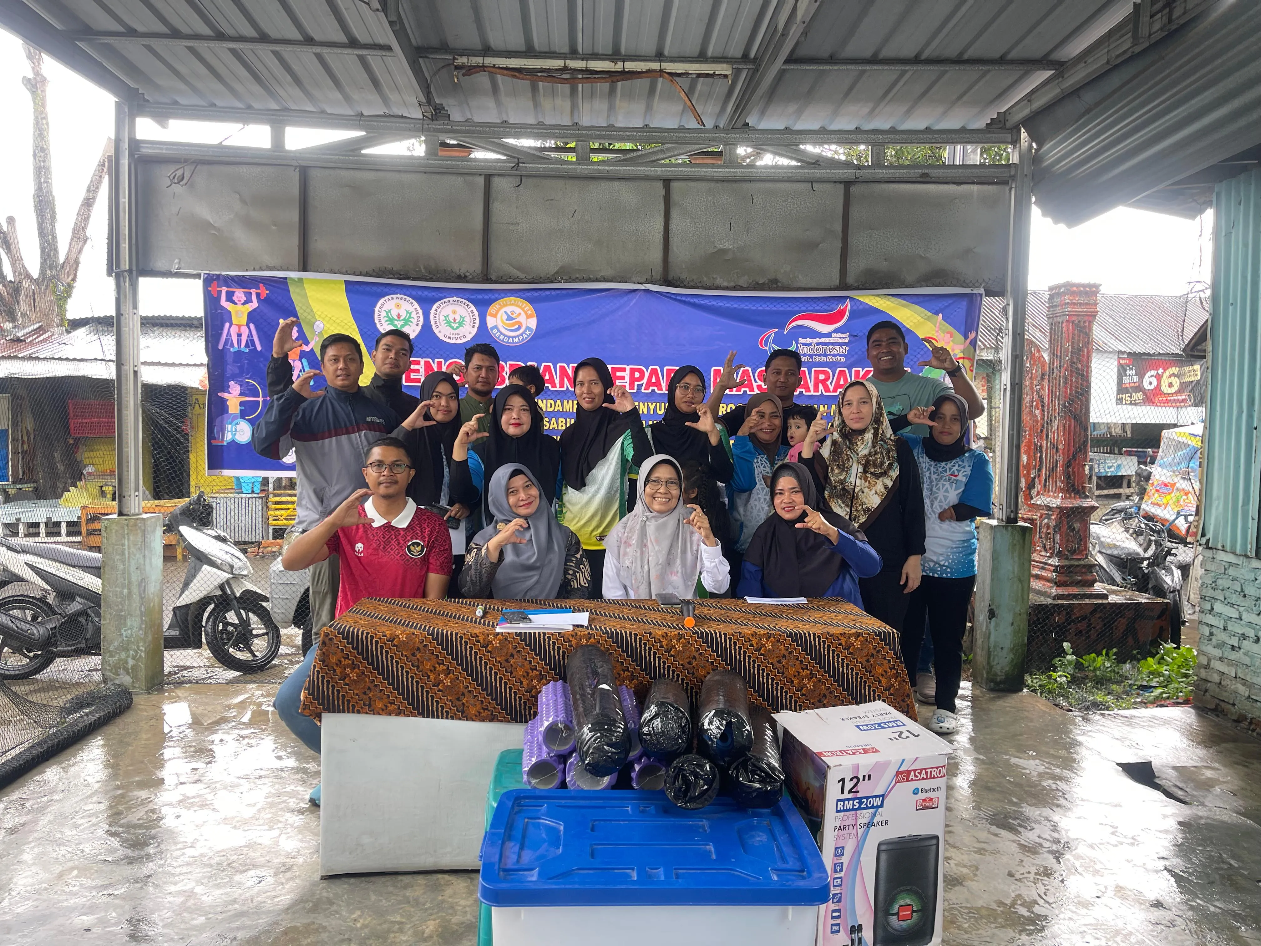 LPPM Unimed Dampingi Pelatih NPC Medan Susun Program Latihan Mental Atlet Disabilitas Melalui Unification Program Training