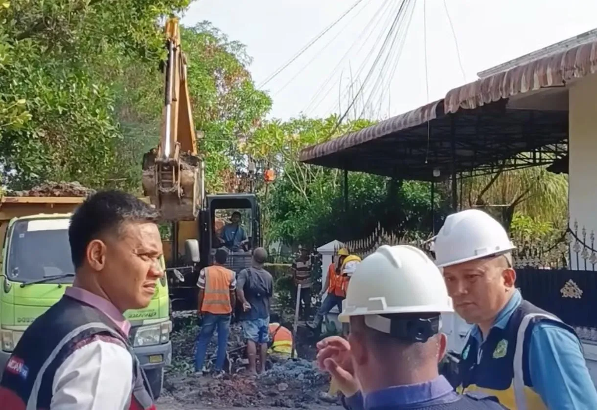 Dinas SDAMBMK Percepat Pemasangan U-Ditch Di Medan Selayang Dan Medan Baru