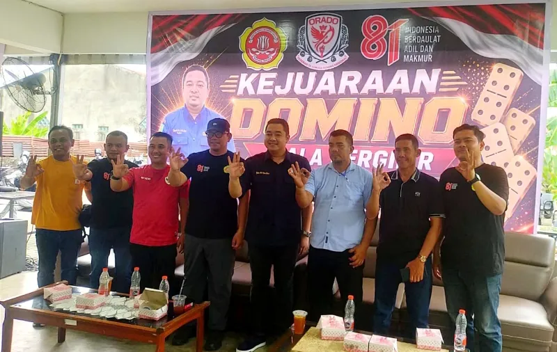 80 Pasang Peserta Domino Bersaing Ketat Rebut Piala Bergilir Ketua Karang Taruna Kota Medan