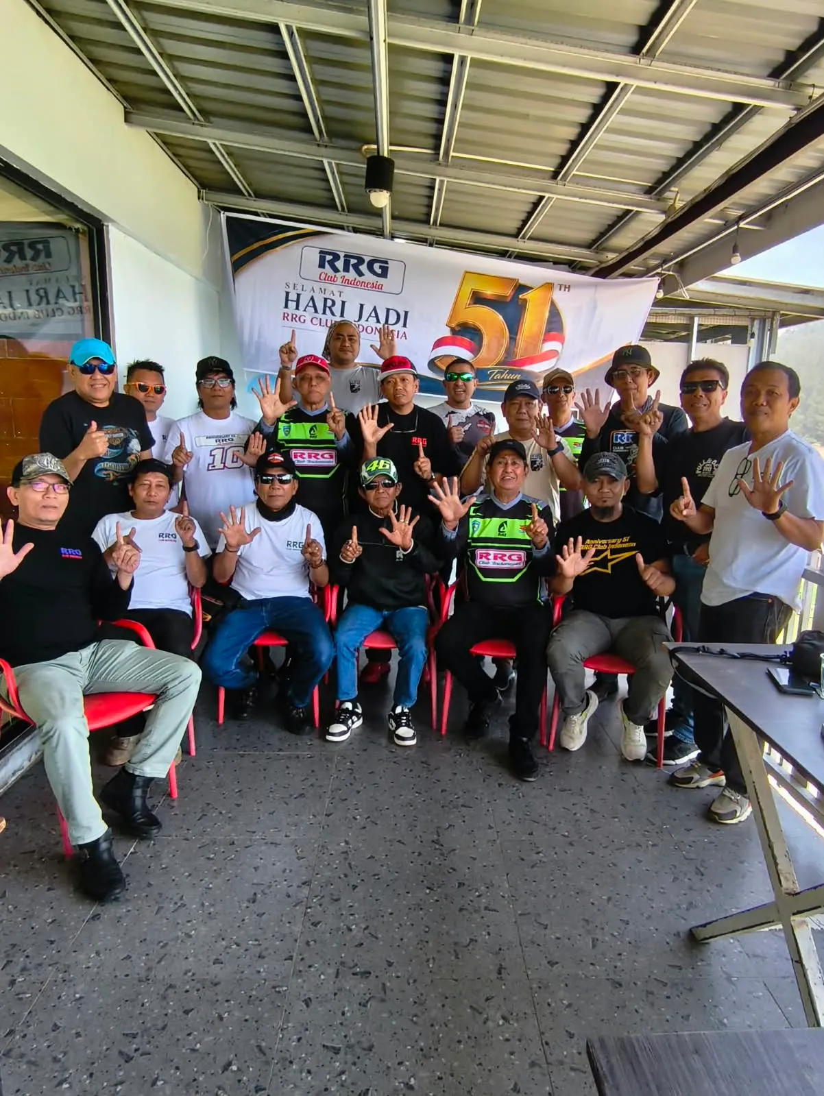 Gathering Dan Turing Bersama Puncak HUT Ke-51 RRG Club Indonesia