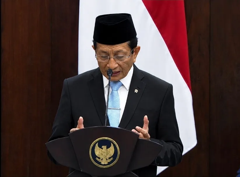Menag Pimpin Doa Sidang Tahunan MPR, Ajak Bangsa Satukan Hati dan Pikiran