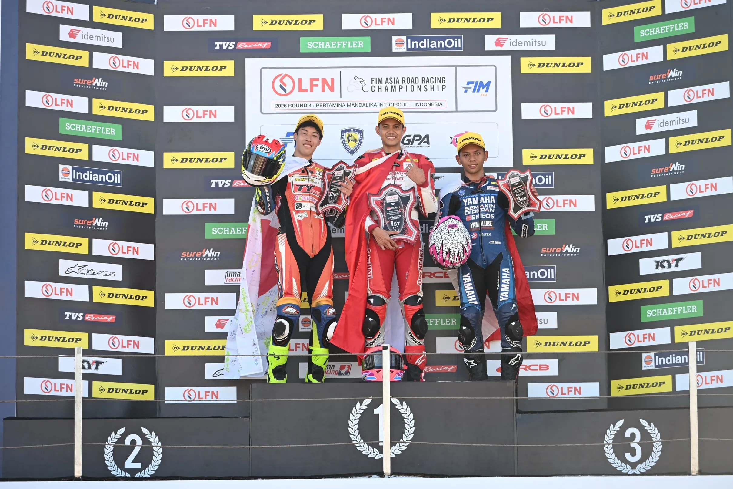 Buktikan Kencangnya CBR Series, Pebalap Astra Honda Raih Podium Di Mandalika