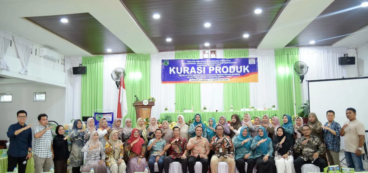 Pemkab Padanglawas Sosialisasikan Kurasi Produk untuk Tingkatkan Investasi UMKM