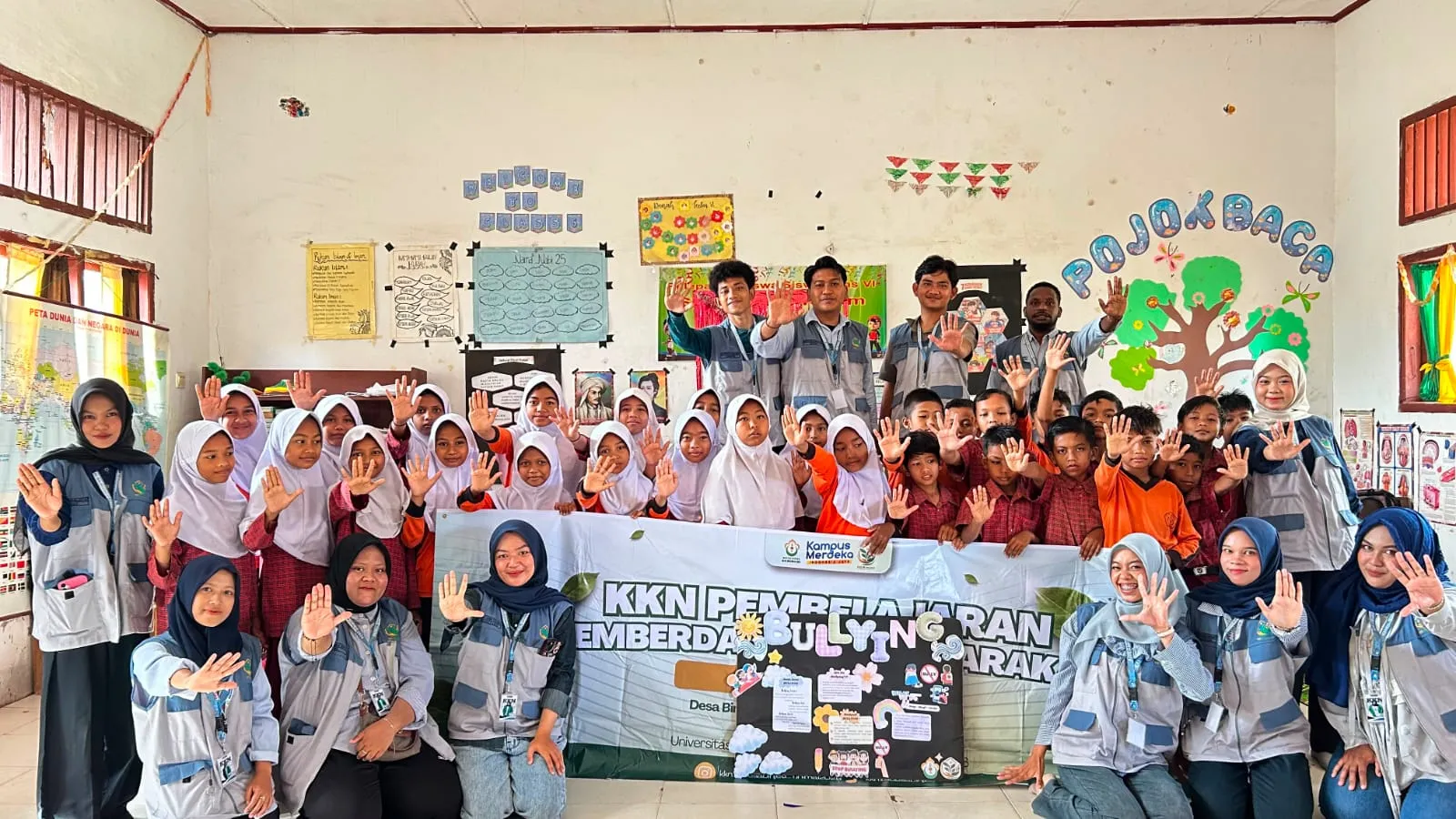 Cegah Perundungan Sejak Dini, Mahasiswa KKN PPM Unimal Ajak Siswa Stop Bullying