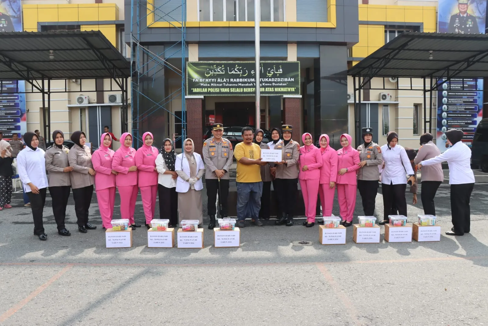 Peringati HKGB Ke-74, Kapolres Agara Gelar Bakti Kesehatan dan Bakti Sosial