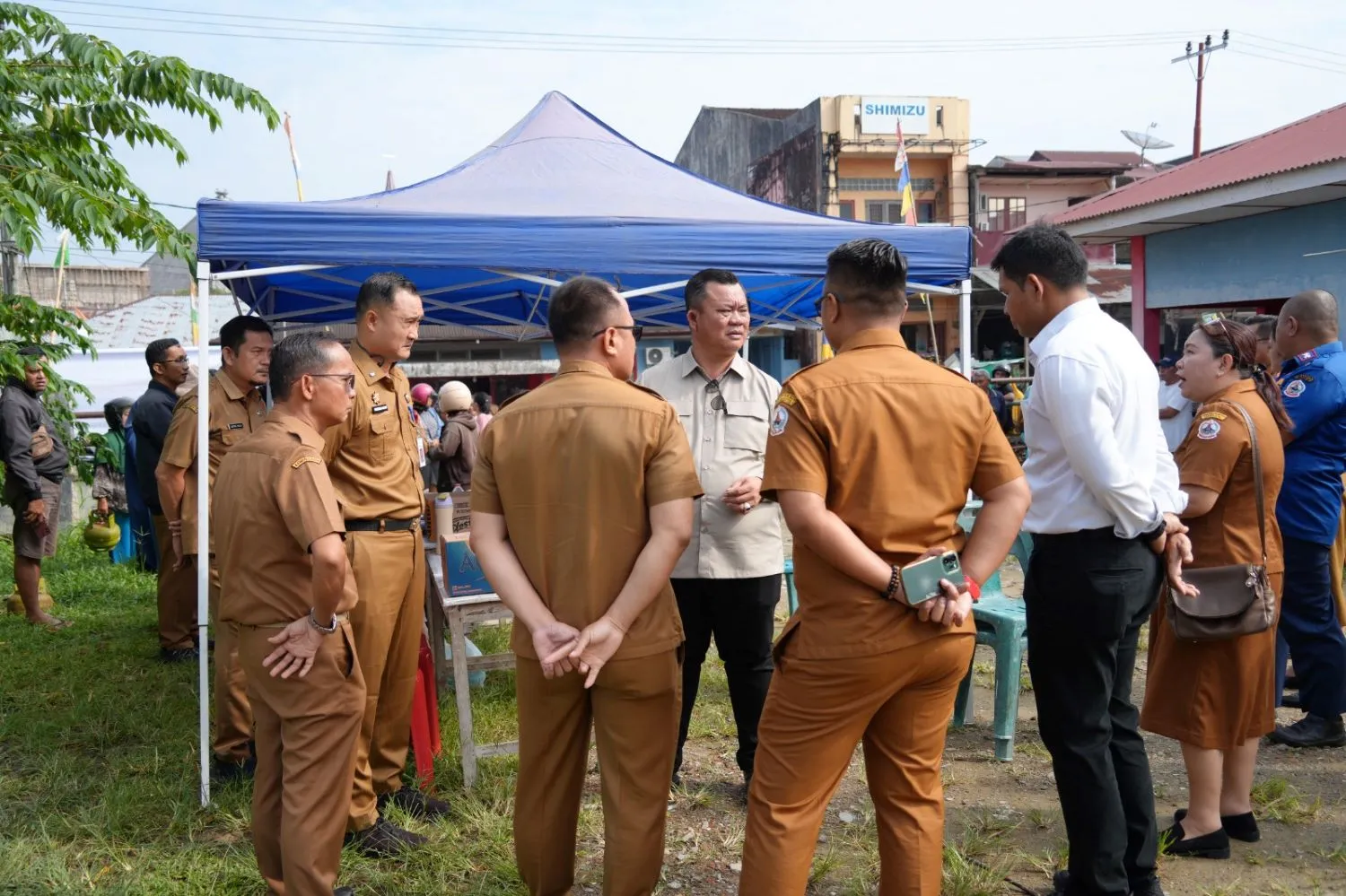 Pemko Gunungsitoli Gelar Operasi Pasar dan Sidak Penggunaan LPG 3 Kg