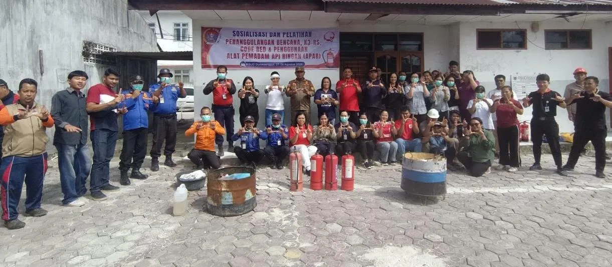 Pemkab Humbahas Gelar Sosialisasi dan Pelatihan Penanggulangan Bencana di RSUD Doloksanggul