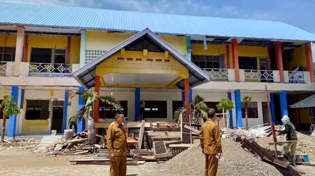 Proyek Revitalisasi Sekolah di Lhokseumawe Tetap Dipacu di Tengah Kelangkaan Material