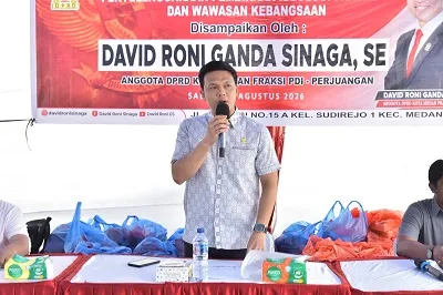 David Roni G Sinaga Dorong Generasi Muda Kenali Sejarah Bangsa dan Pahami Pancasila