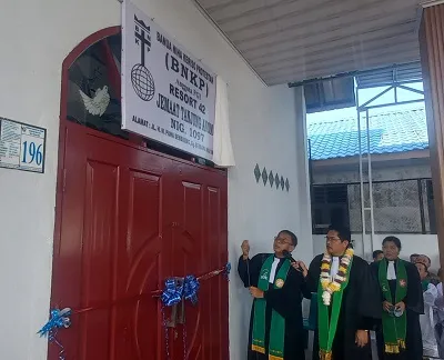 Penahbisan Gereja BNKP Resort 42 Tanjung Anom Berlangsung Khidmat