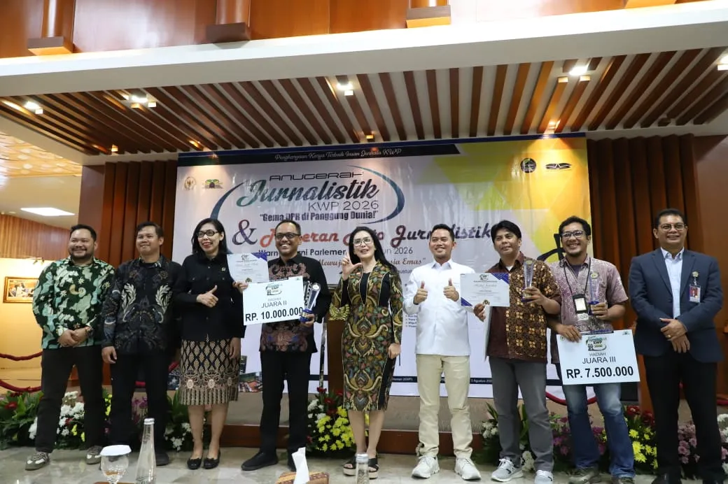 Plt Sekjen DPR RI Apresiasi Anugerah Jurnalistik KWP 2026 Dan Pameran Parlemen