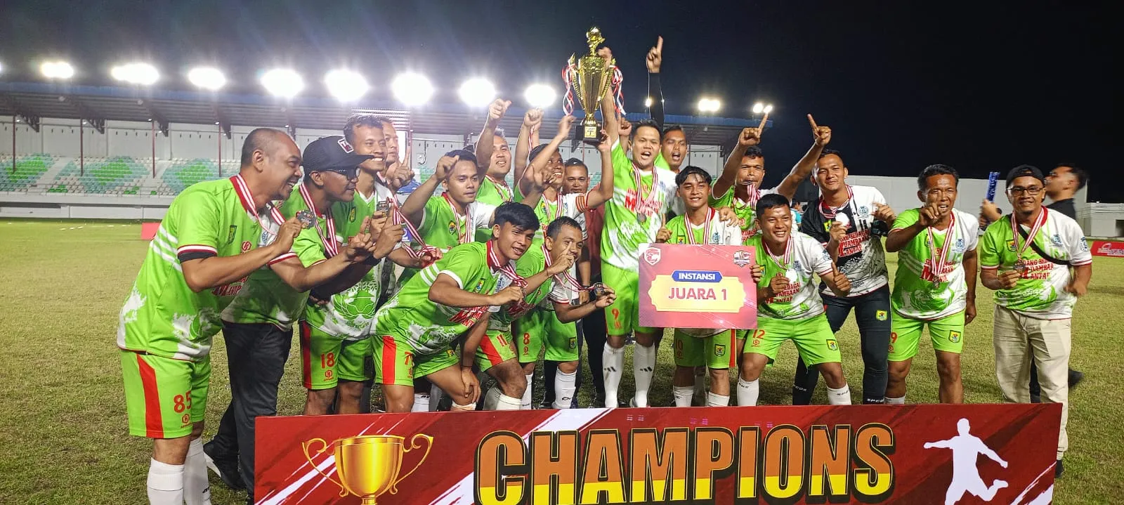 Korpri Dambaan FC Juara Mini Soccer Piala Gubernur Sumut
