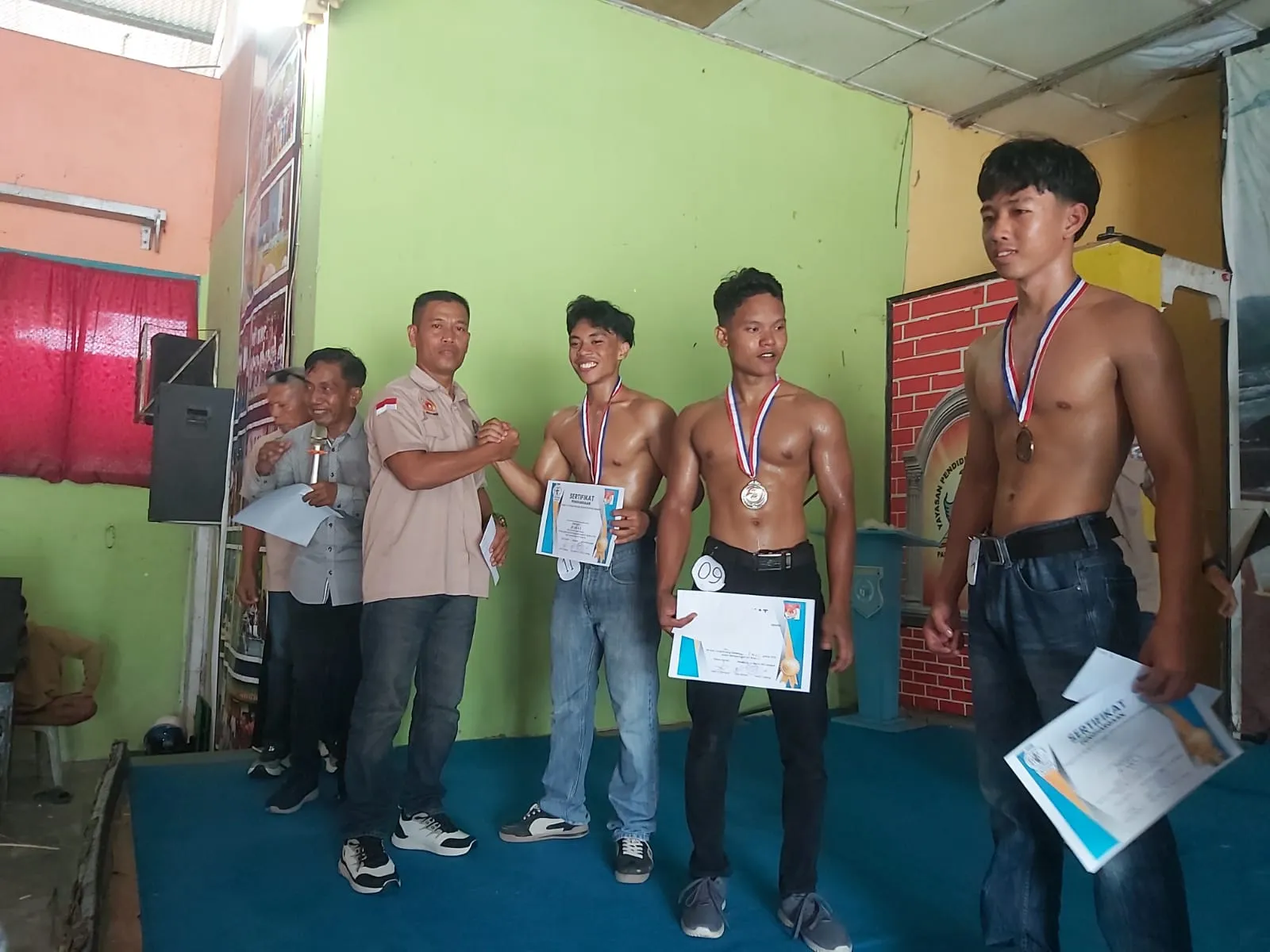 Darel Juara Body Contest Pelajar PBFI Langkat 2026