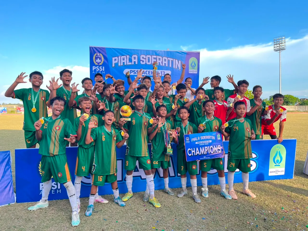 Tamiang United Juara Piala Soeratin U-13 Aceh