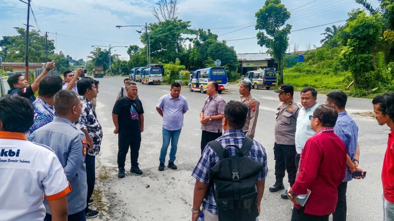 Pemko Pematangsiantar Tinjau Lokasi Road Race Di Terminal Tanjung Pinggir