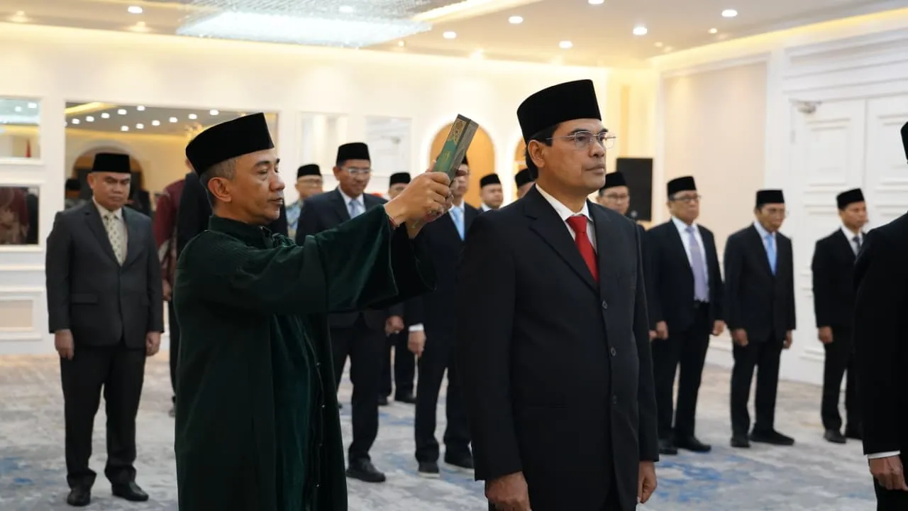 Prof Mujiburrahman Kembali Dilantik Jadi Rektor UIN Ar-Raniry