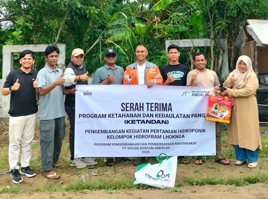 Kelompok Tani Kemukiman Lhoknga Terima Program Ketahanan Pangan dari PT SBA
