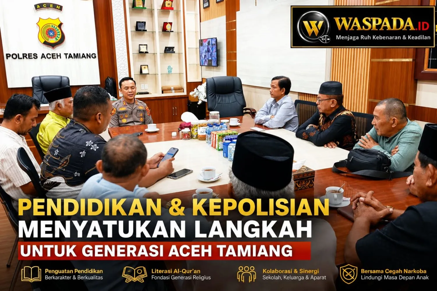 Pendidikan dan Kepolisian Satukan Langkah untuk Generasi Aceh Tamiang