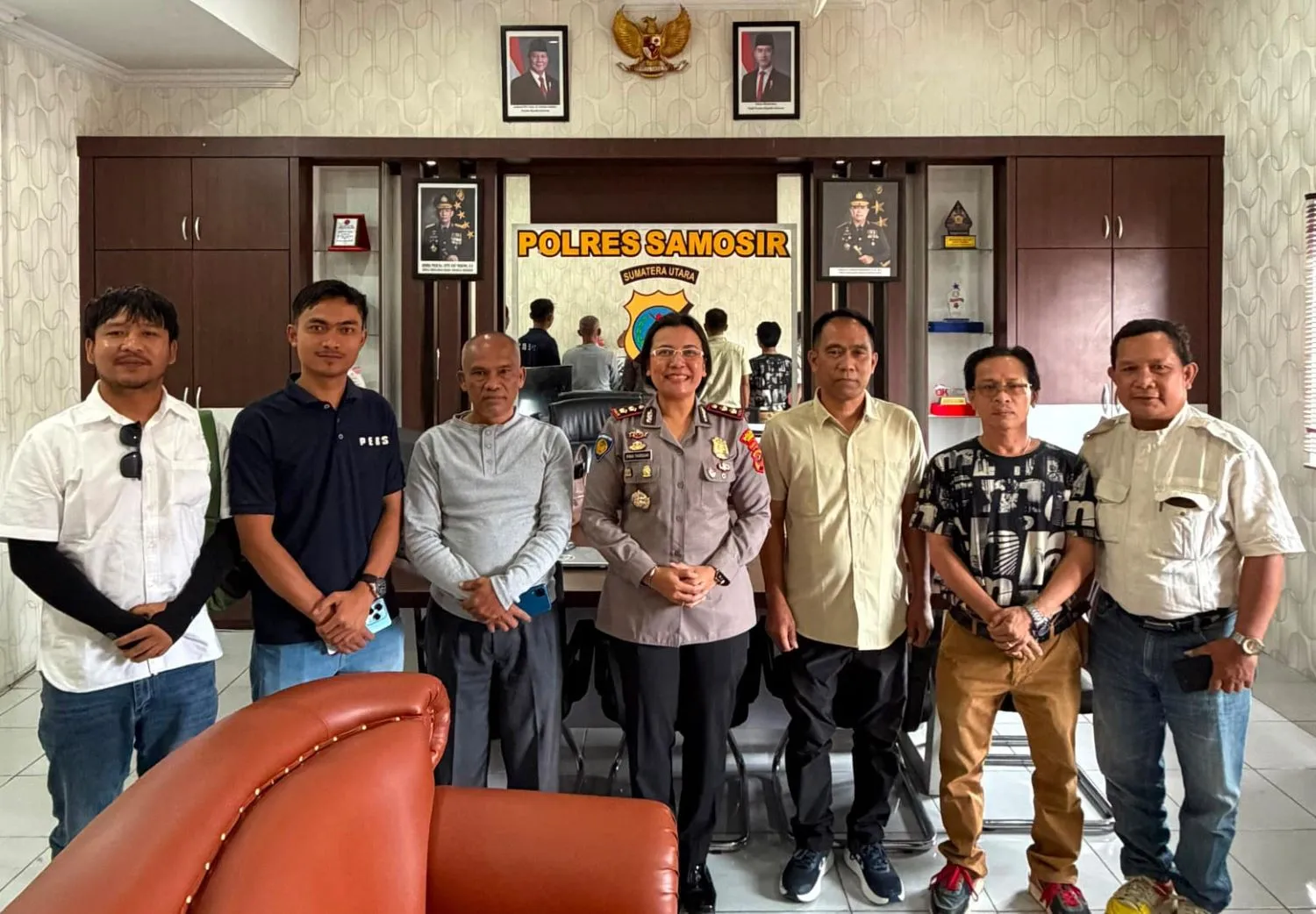 Kapolres Dukung Syukuran PWI Samosir
